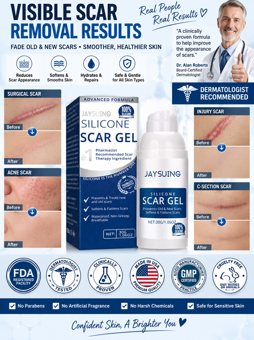 ✨ Advanced Silicone Scar Gel | Smooth & Soften Scars.-OKL