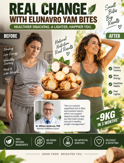 Premium Freeze-Dried Yam Superfood Bites 🌿.-OKL