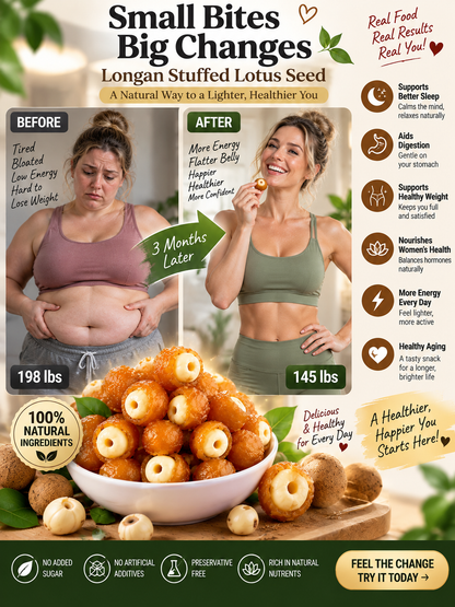 Premium Longan & Lotus Superfood Bites 🌿.-OKL