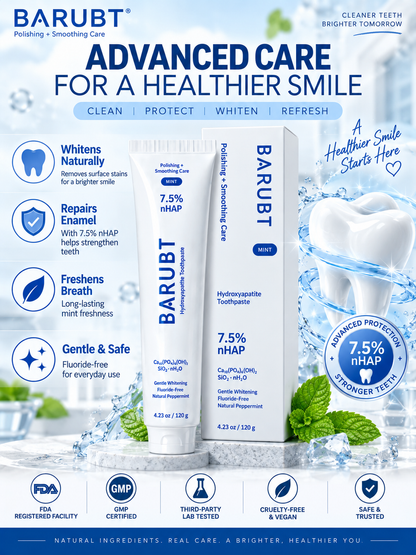 🦷 7.5% Hydroxyapatite Repair & Whitening Toothpaste ✨.-OKL