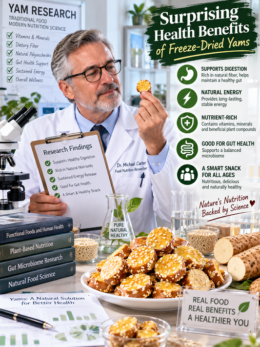 Premium Freeze-Dried Yam Superfood Bites 🌿.-OKL