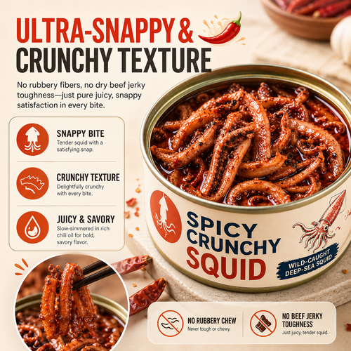 [Factory Direct Jumbo Pack] Slow-Baked Crispy Squid Bites – Pantry Stacker Bundle (Buy 3 Get 3 Free) LGZ