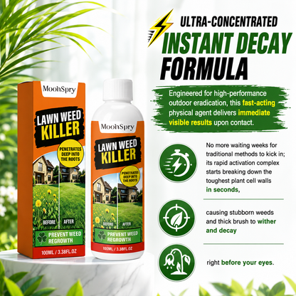 🌿 Fast-Acting Plant-Based Weed Killer Spray - Kills Weeds & Grass Down to the Root in 24 Hours (Pet & Child Safe, Non-Toxic Formula) 🚫🌾 LGZ
